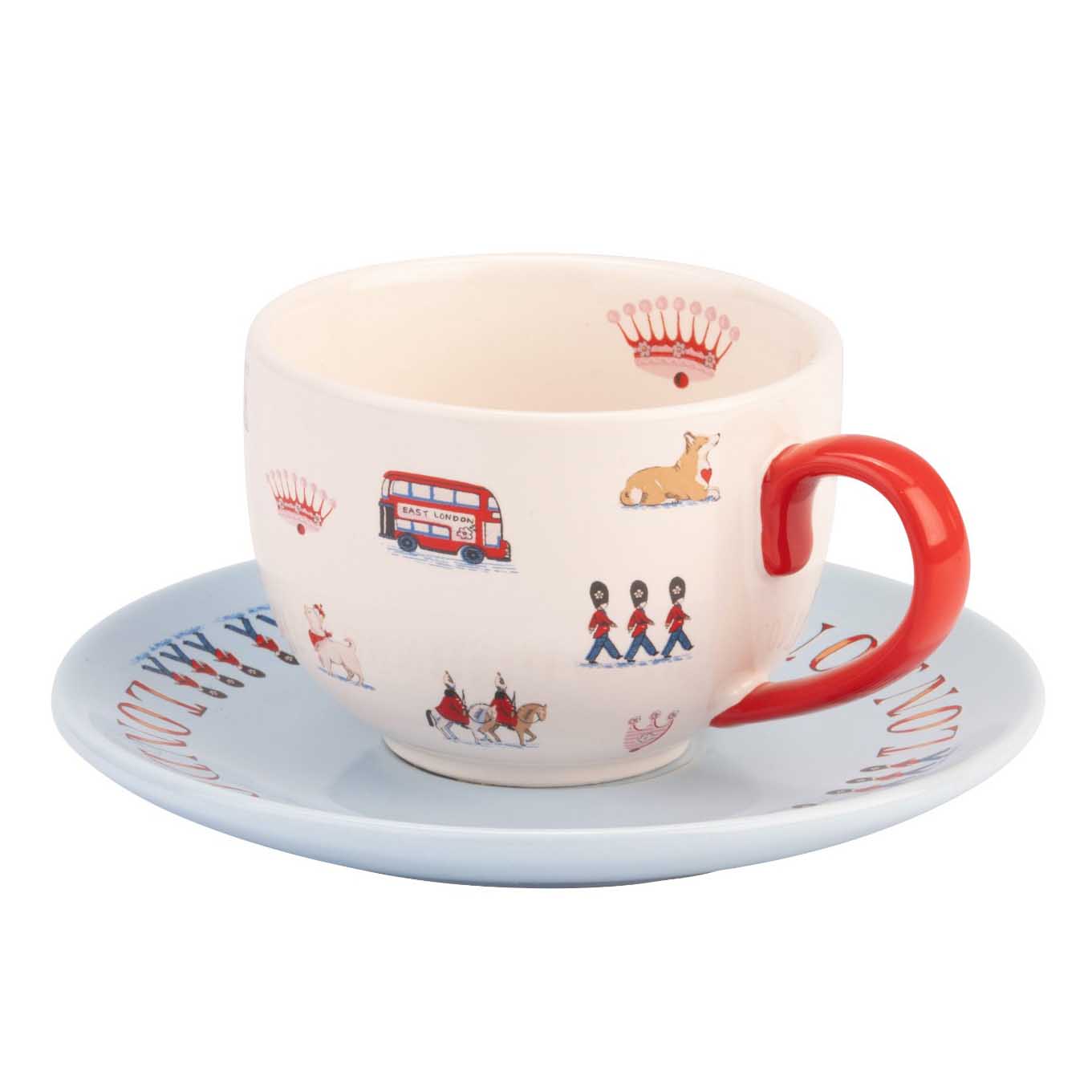 Cath Kidston London Town Teacup & Saucer