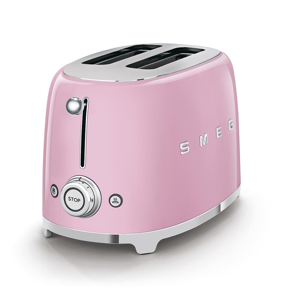 Smeg 2 Slice Toaster - Pink