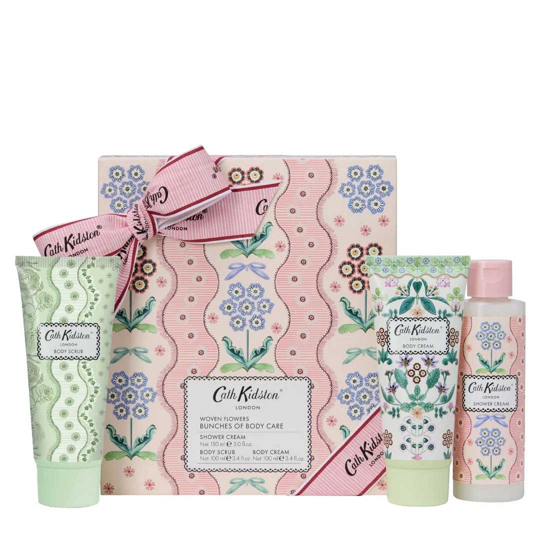 Cath Kidston Woven  Flowers Bunches Of Body Care