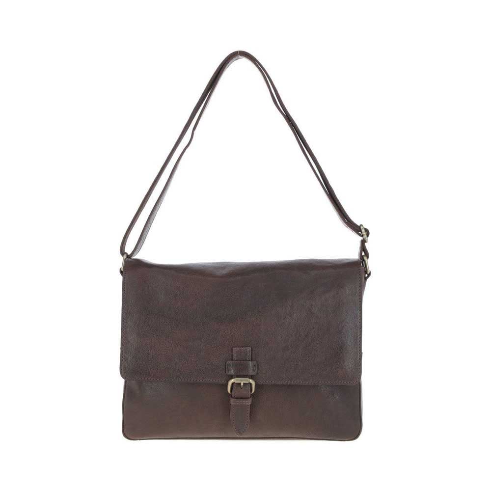 Ashwood Waxy Leather Messenger Bag