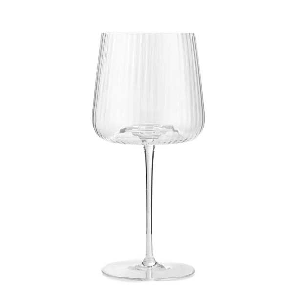 Home Lab Melted Crystal Gin Glass Set of 4