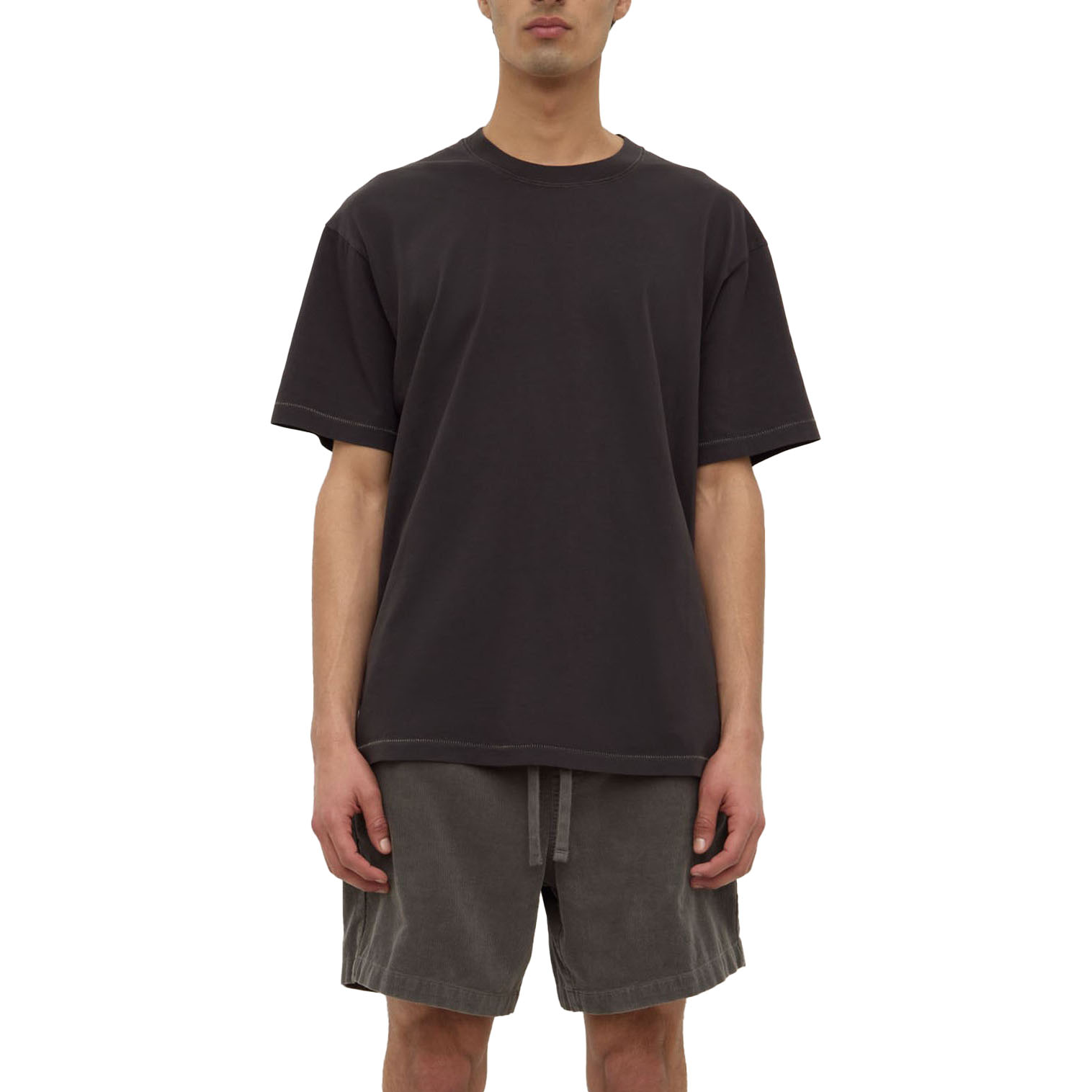 Assembly Label Kit Contrast Stitch Tee Washed Black/Putty