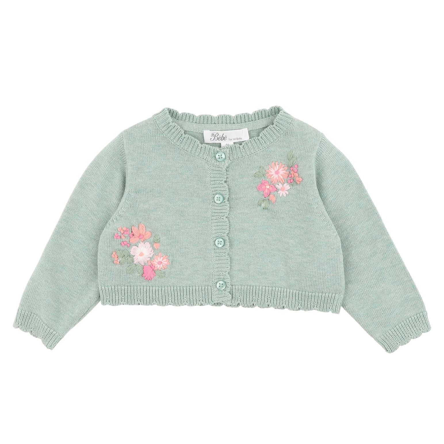 B&eacute;b&eacute; Chelsea Hand Embroidered Cardi