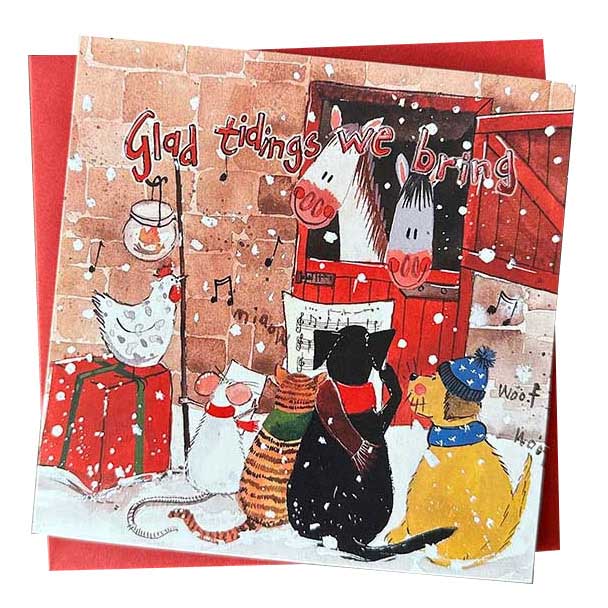 Alex Clark Christmas Glad Tidings Box Of 8 Cards