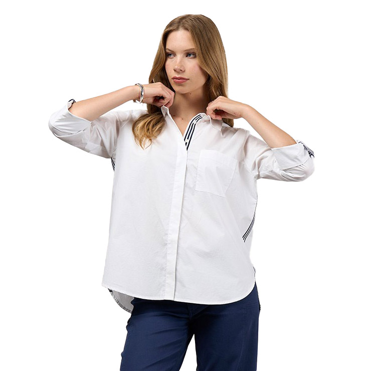 Madly Sweetly Mixed Media Shirt