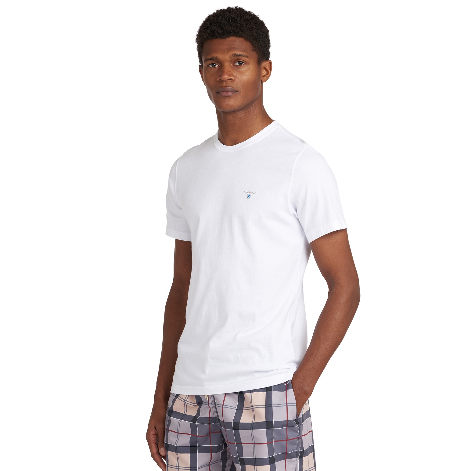 Barbour Tartan Sports T-Shirt