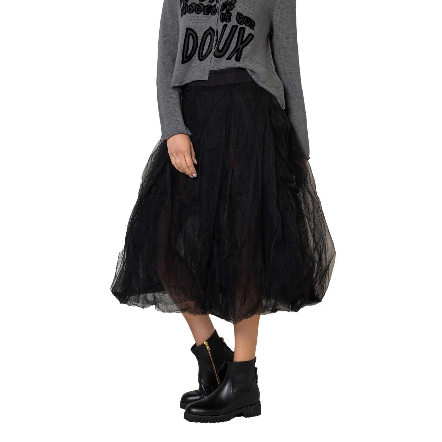 Rundholz Mesh Layered Skirt