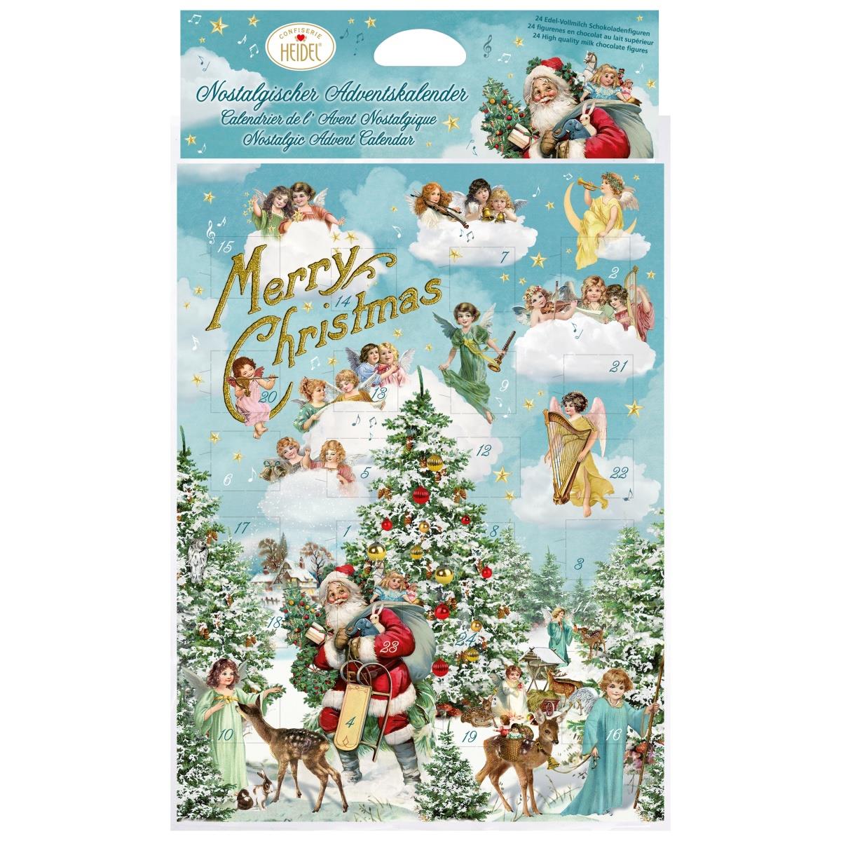 Heidel Christmas Angels Nostalgia Advent Calendar 75g