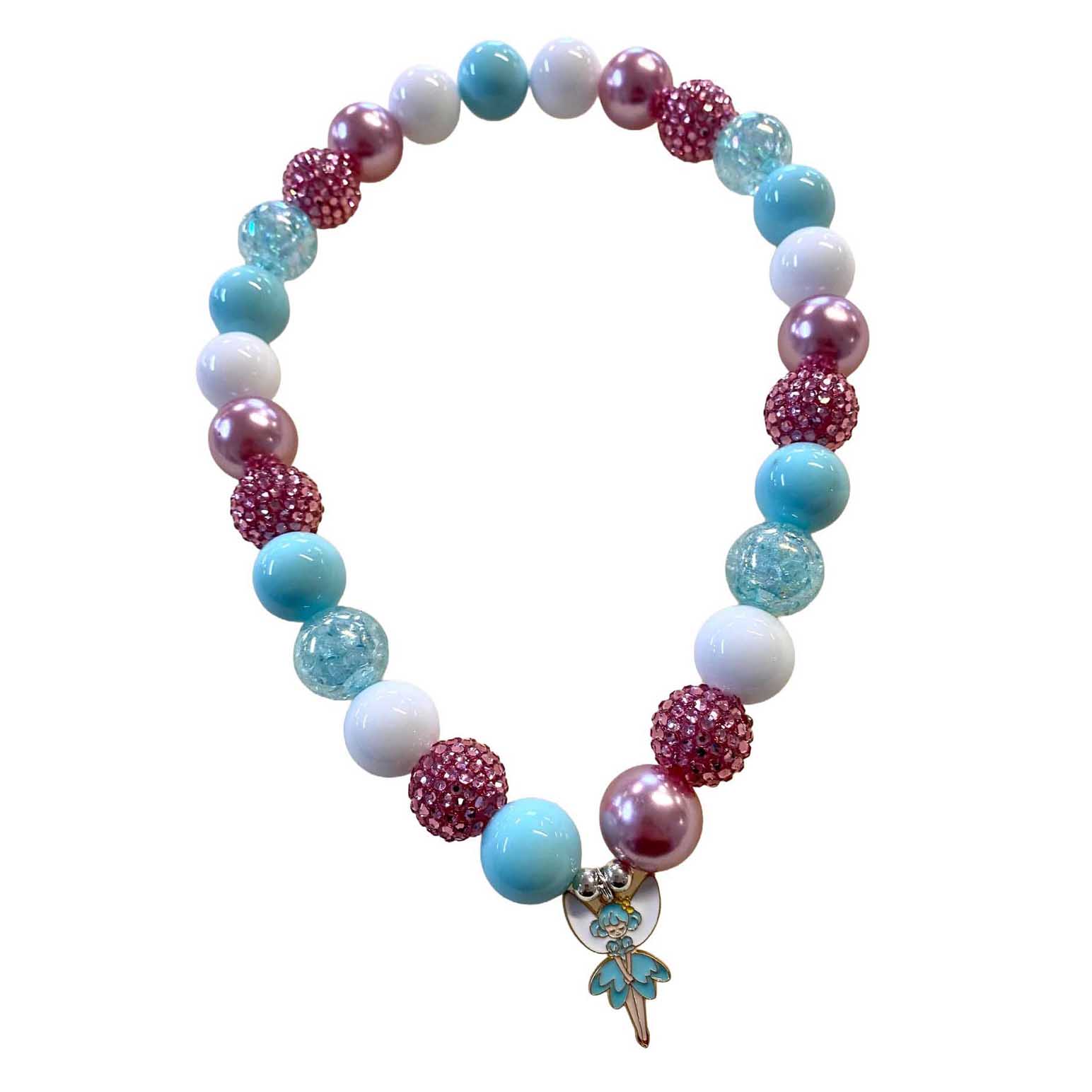 Bubblegum Bella Blue Fairy Necklace