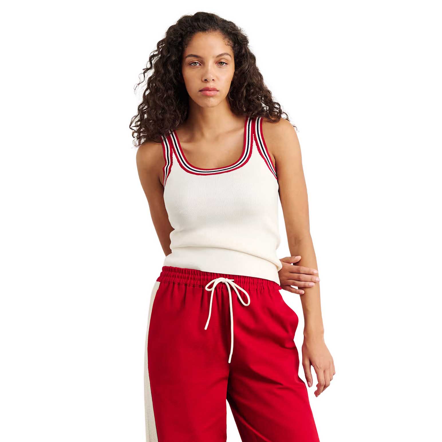 JAG Lydia Stripe Strap Knit Tank