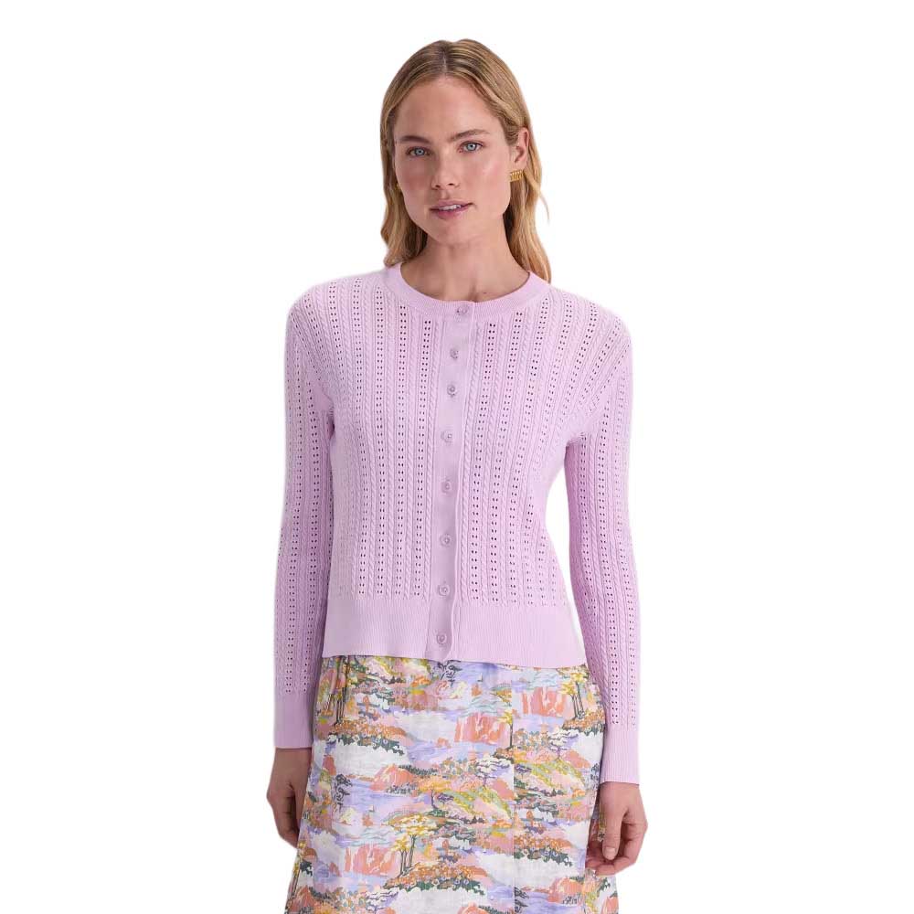Sportscraft Elka Cable Pointelle Cardi