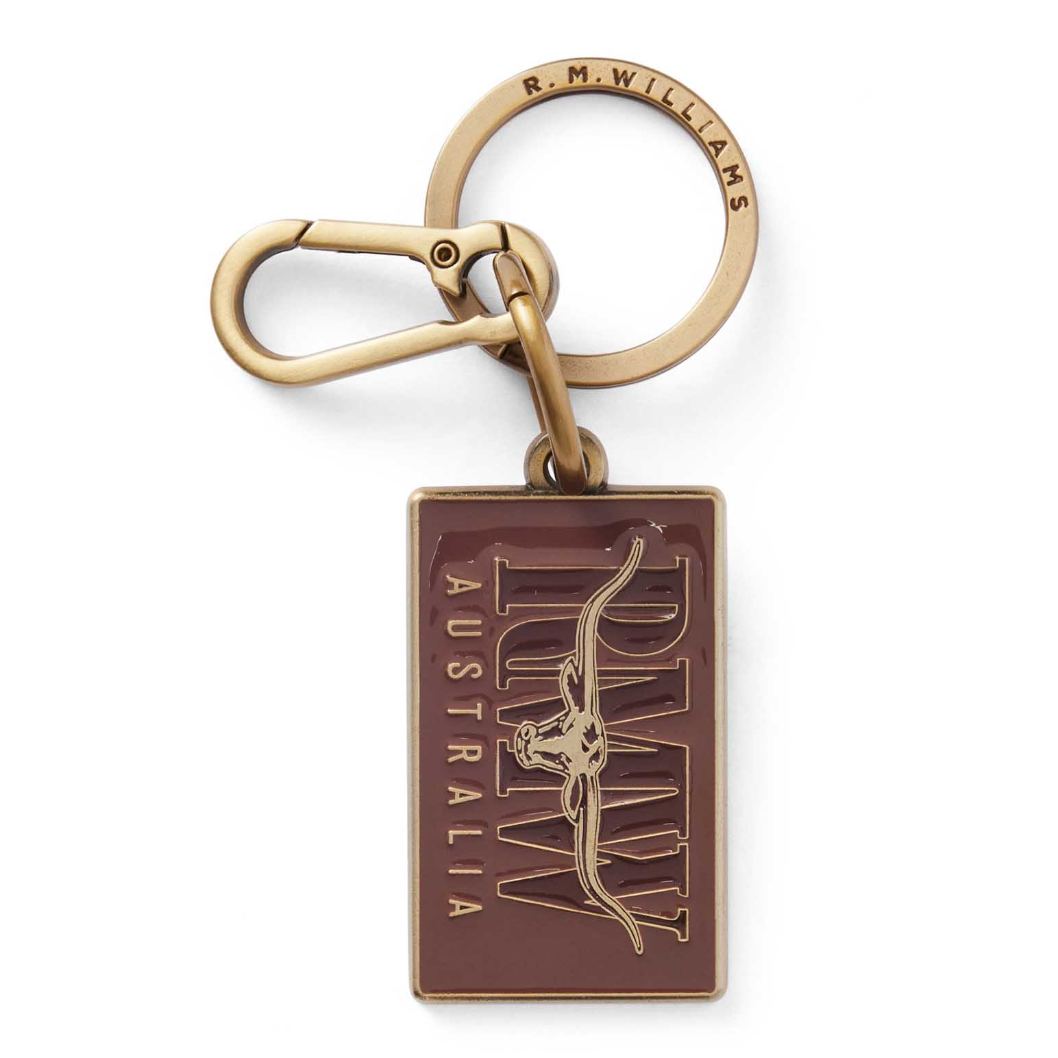 R.M. Williams Heritage Logo Enamel Keyring