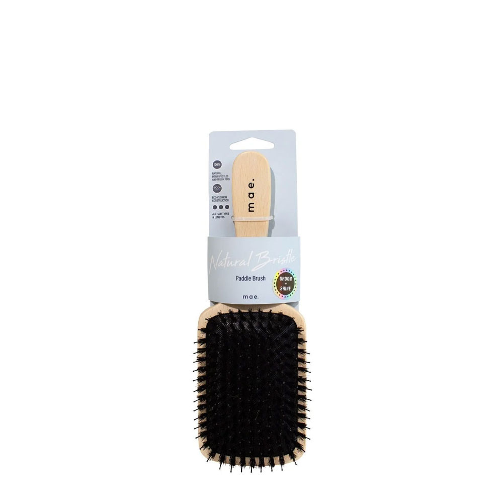 Mae Natural Bristle Paddle Brush