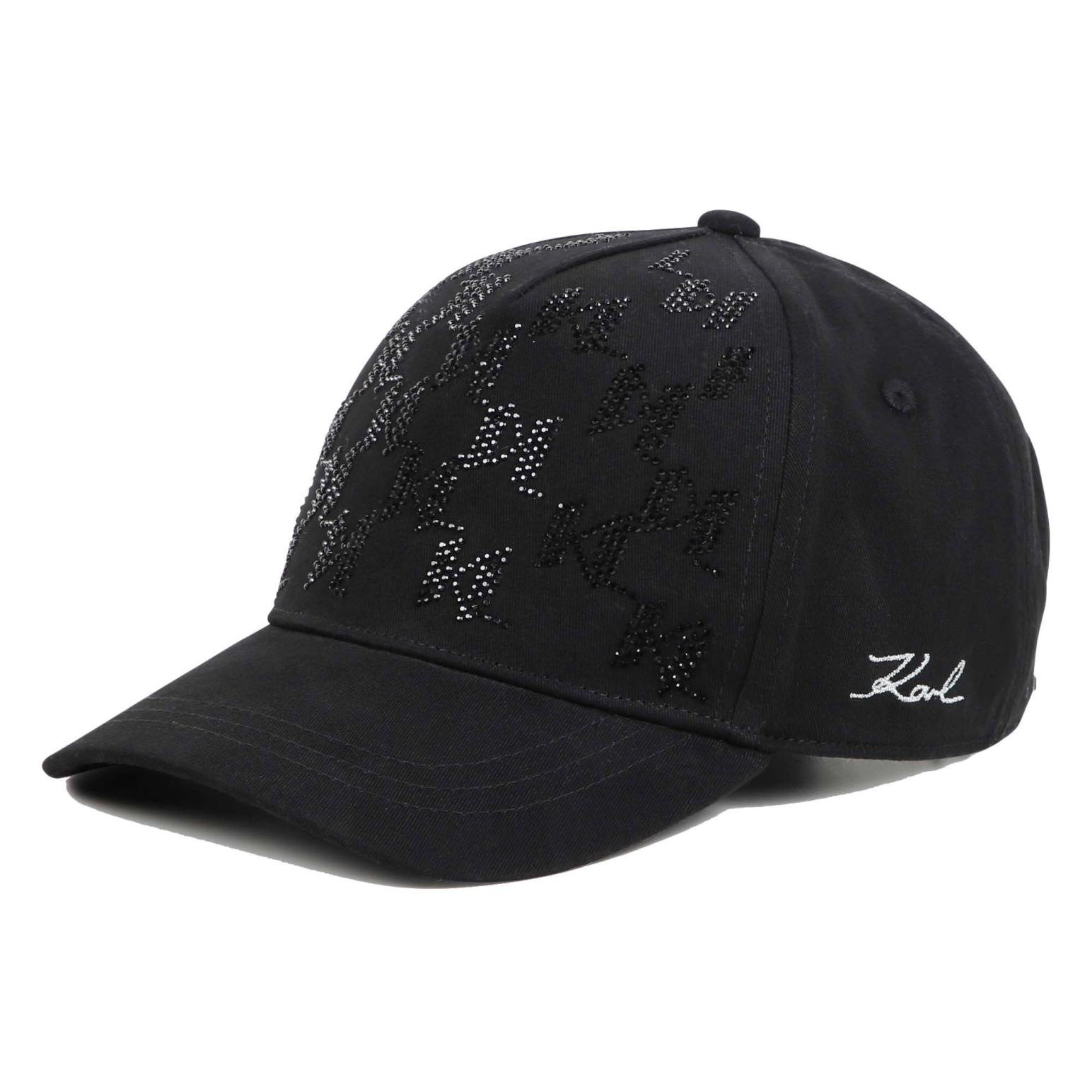 Karl Lagerfeld Sparkle Cotton Baseball Cap 54 - 58