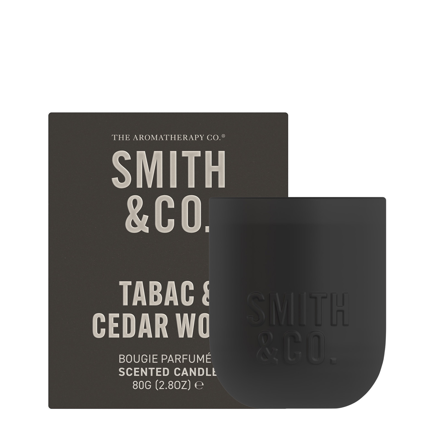 Smith & Co. Tabac & Cedar Wood Scented Candle 80g