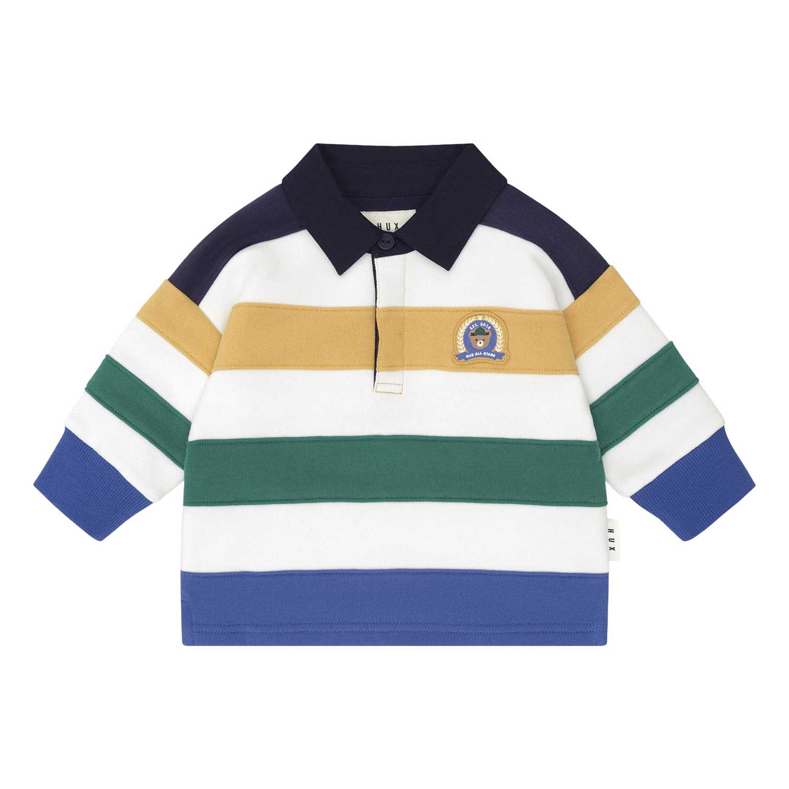 Huxbaby Colour Block Panelled Rugby 6M-2Y