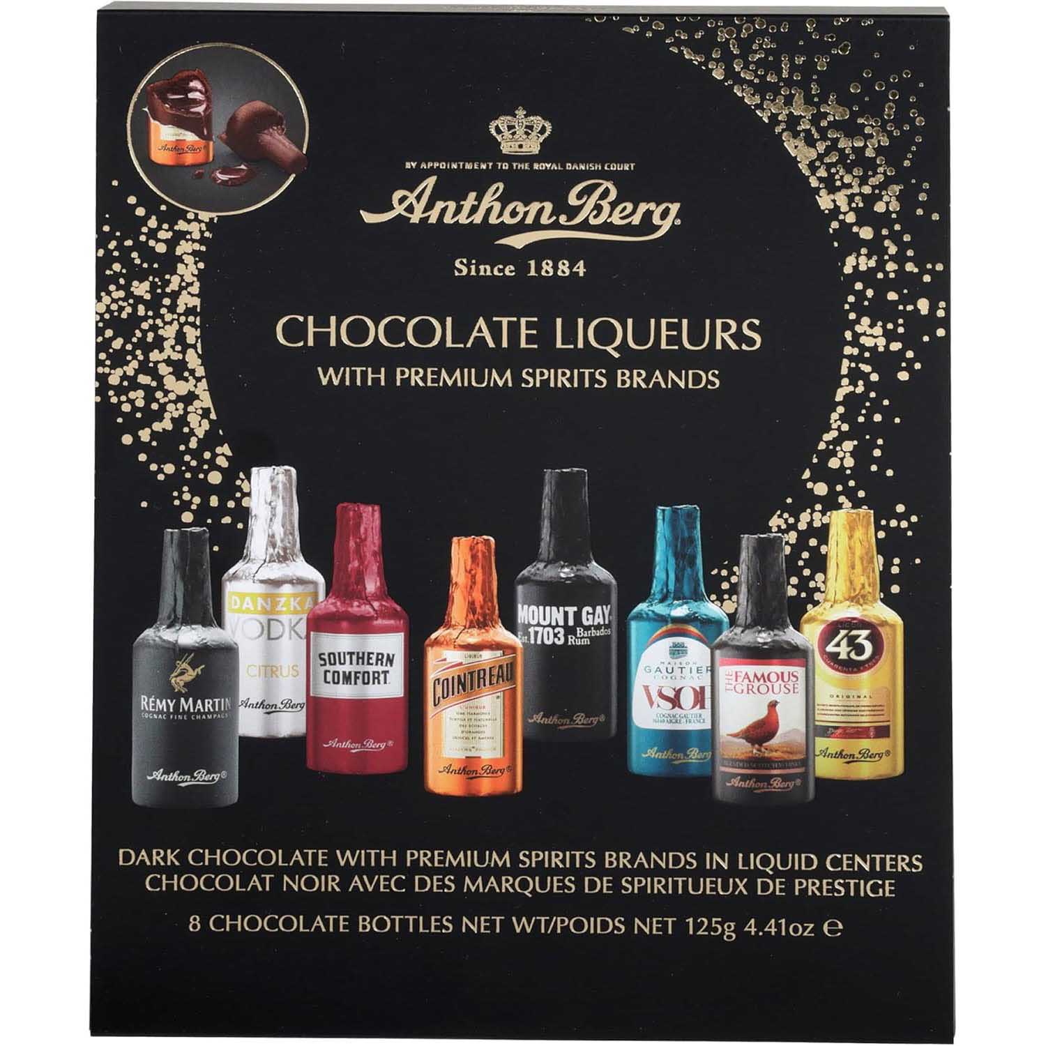 Anthon Berg 8 Piece Chocolate Liqueurs 125g