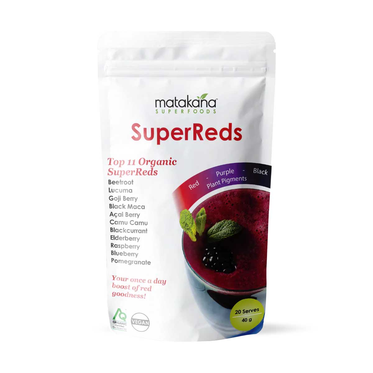 Matakana Superfoods Super Reds 40g