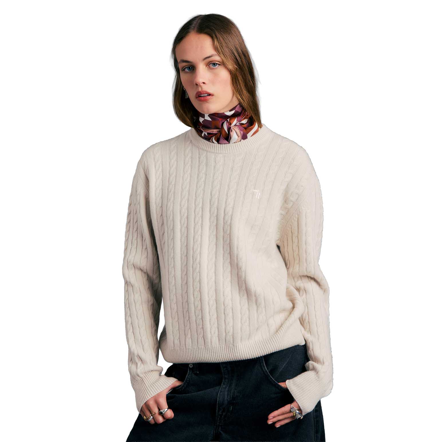 Karen Walker Classic Cable Knit Sweater