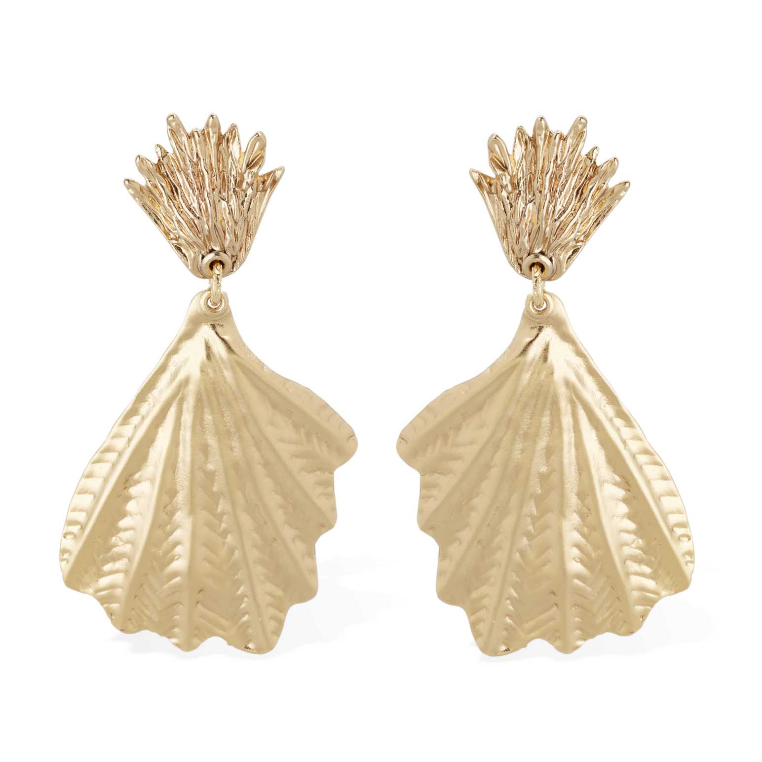 Gas Bijoux Shell Dbl Earrings