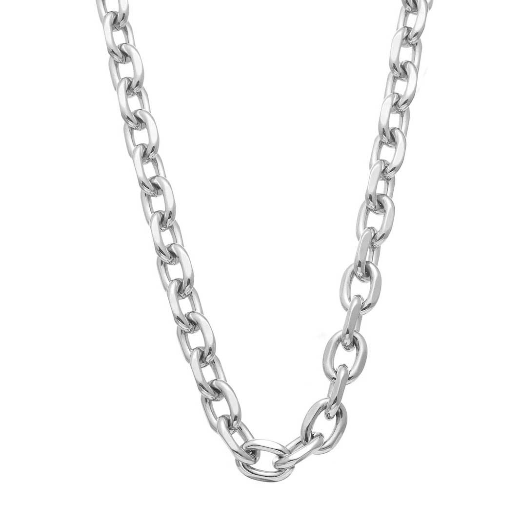 Silk & Steel Forged Necklace