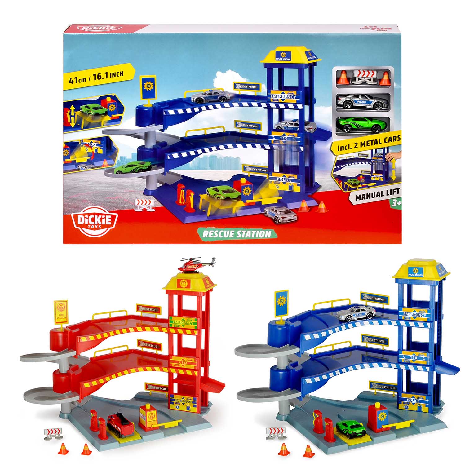 Dickie Toys Rescue Station (2 Assorted Styles)