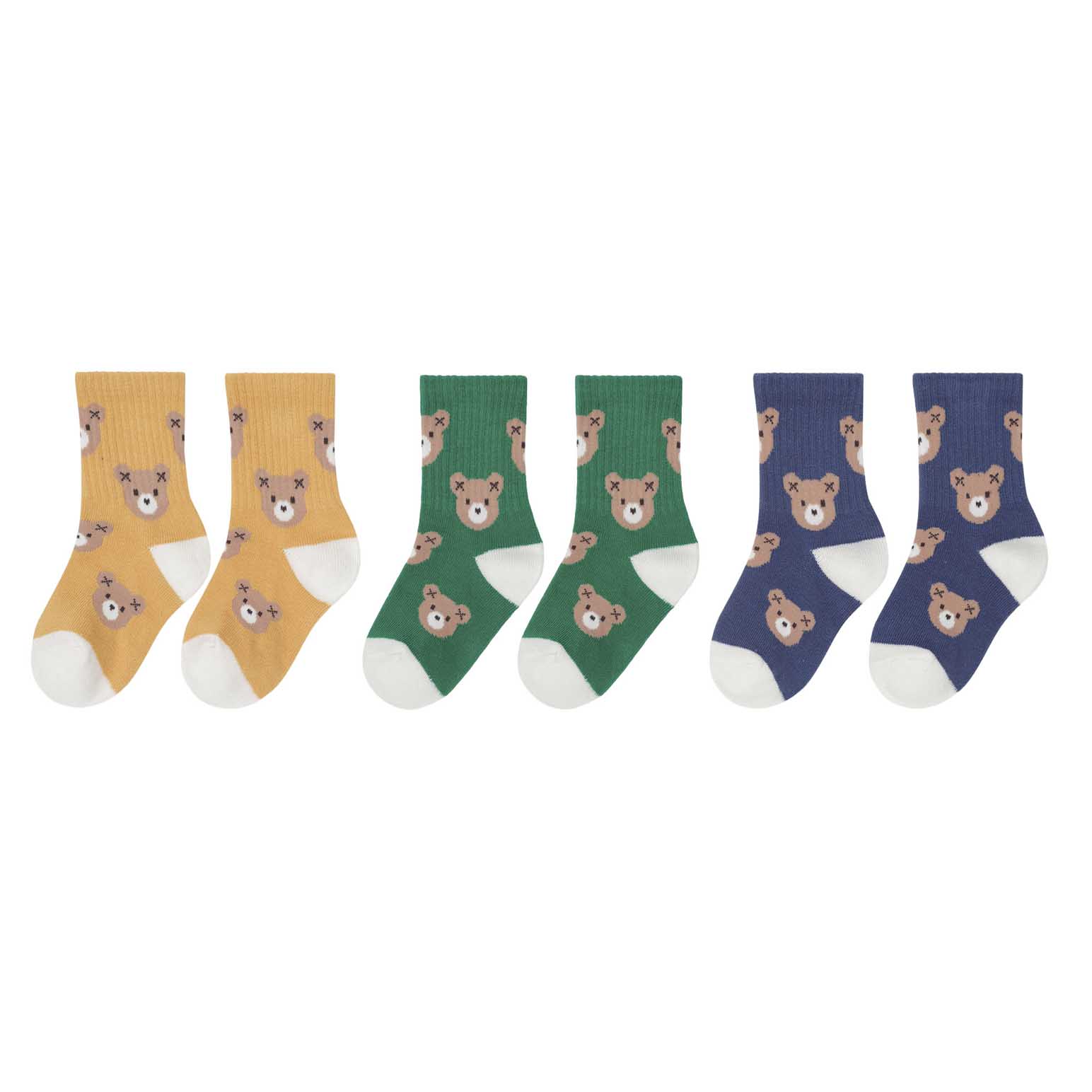 Huxbaby 3Pk Huxbear Sport Sock 3-5Y