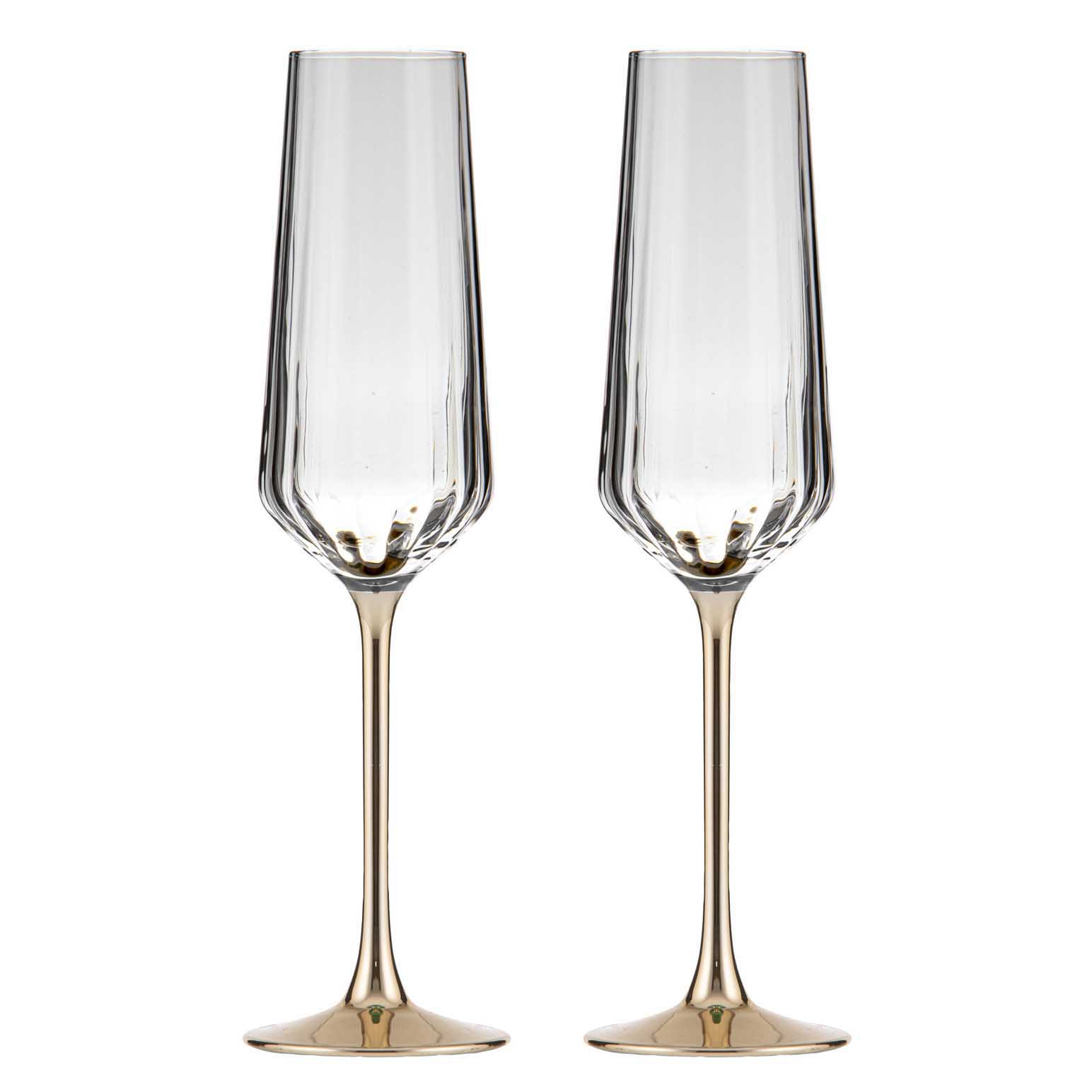 Tempa Valentina Clear 2pk Champagne Glass