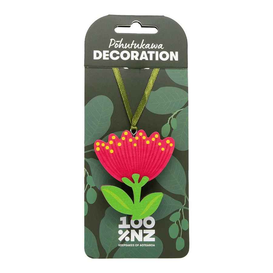 100% New Zealand Pohutukawa Wooden Decoration