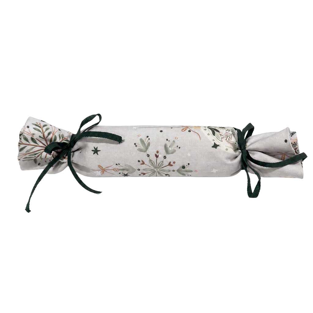 MM Linen Yuletide Teatowel Cracker