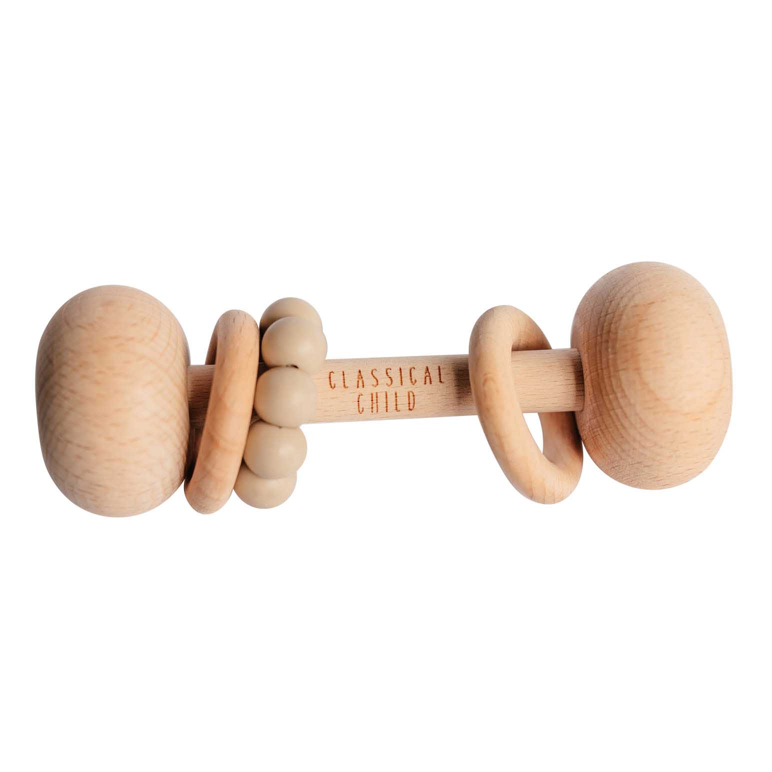 Classical Child Beech Rattle