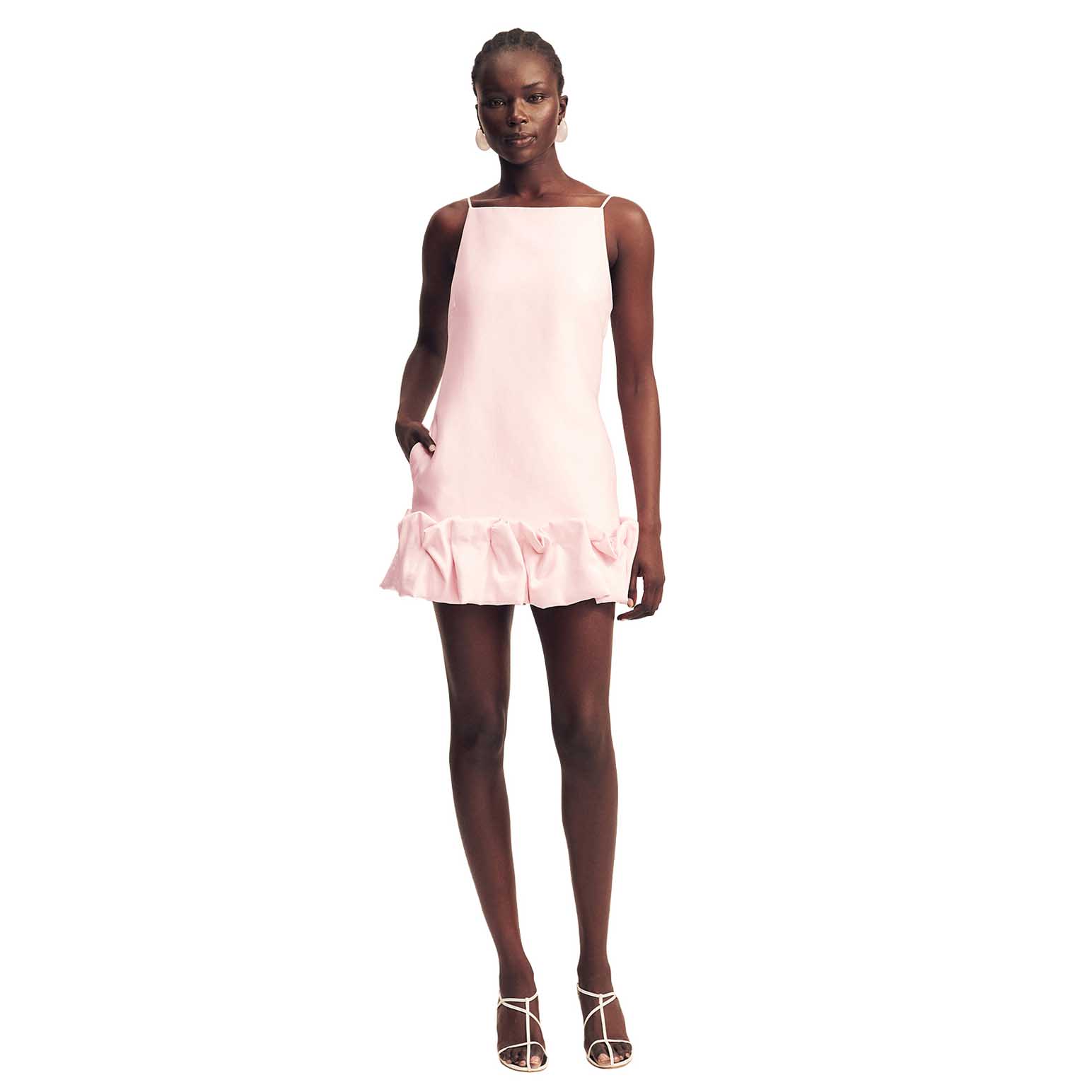 Shona Joy Otis Bubble Hem Mini Dress