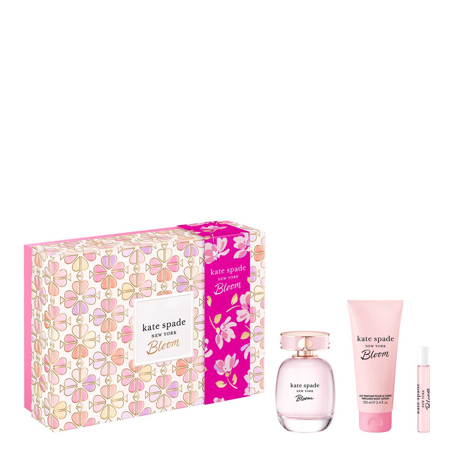 Kate Spade Bloom 100ml EDT 3Pc Christmas Gift Set