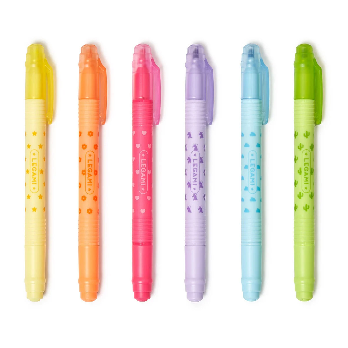 Legami Set of 6 Erasable Magic Highlighters