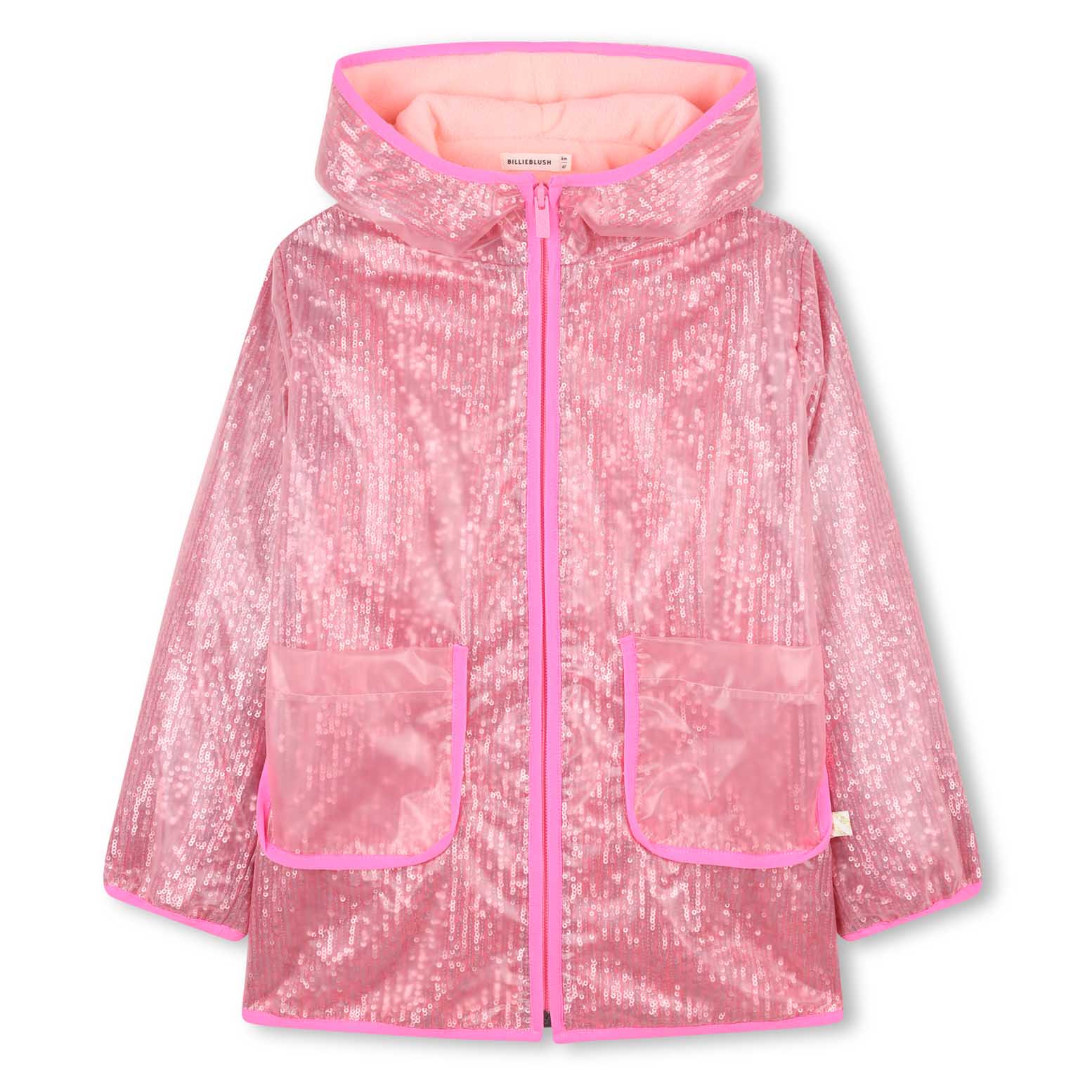 Billieblush Sequin Raincoat 3Y-6Y