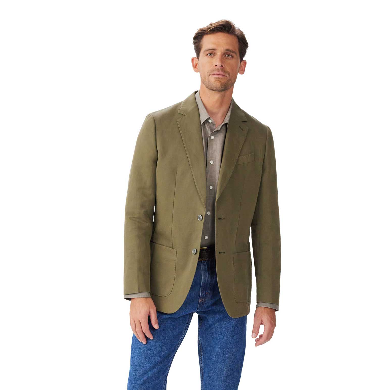 R.M. Williams Society Cotton Linen Blazer