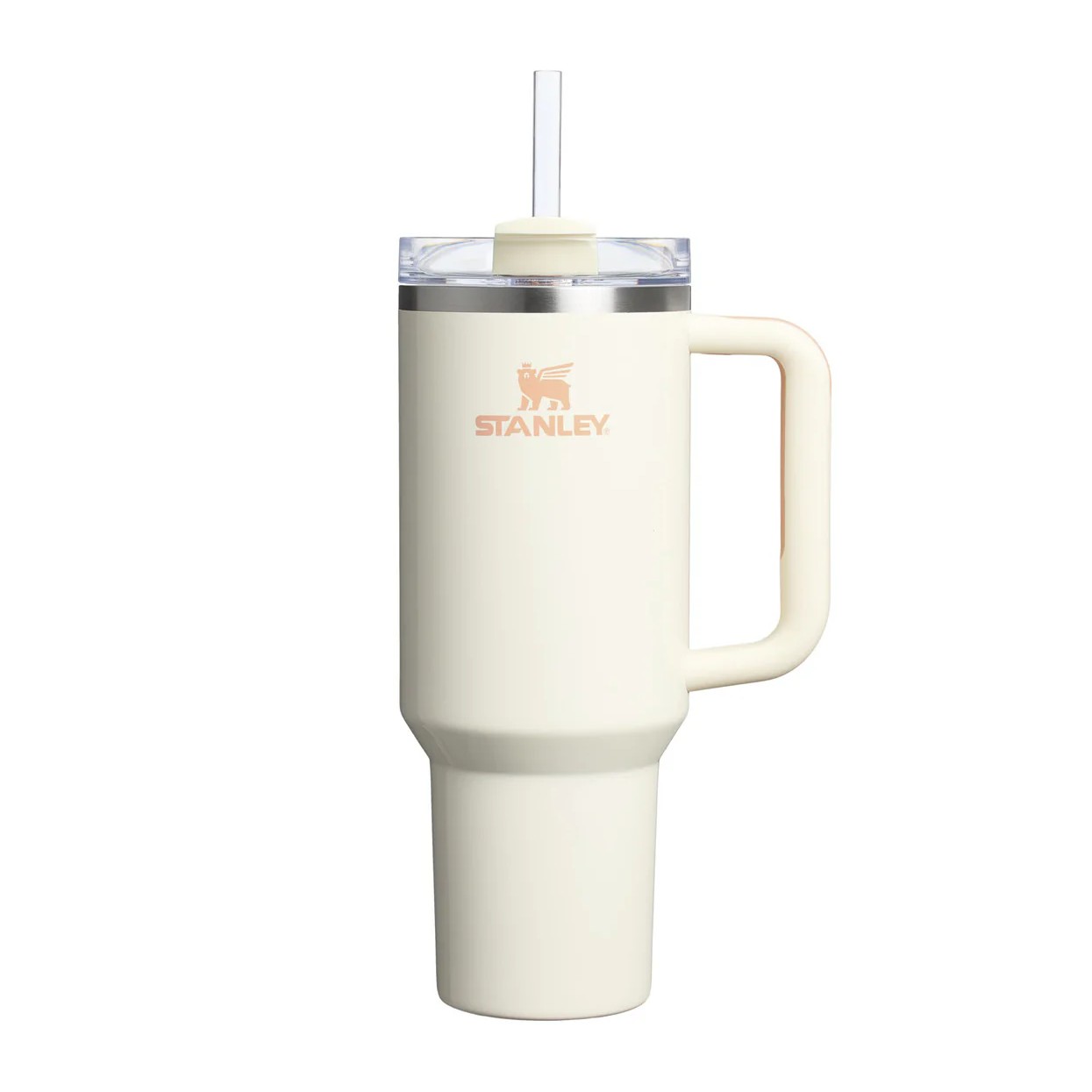 Stanley The Quencher H2.0 Flowstate™ Tumbler 40oz Cream Apricot Gloss