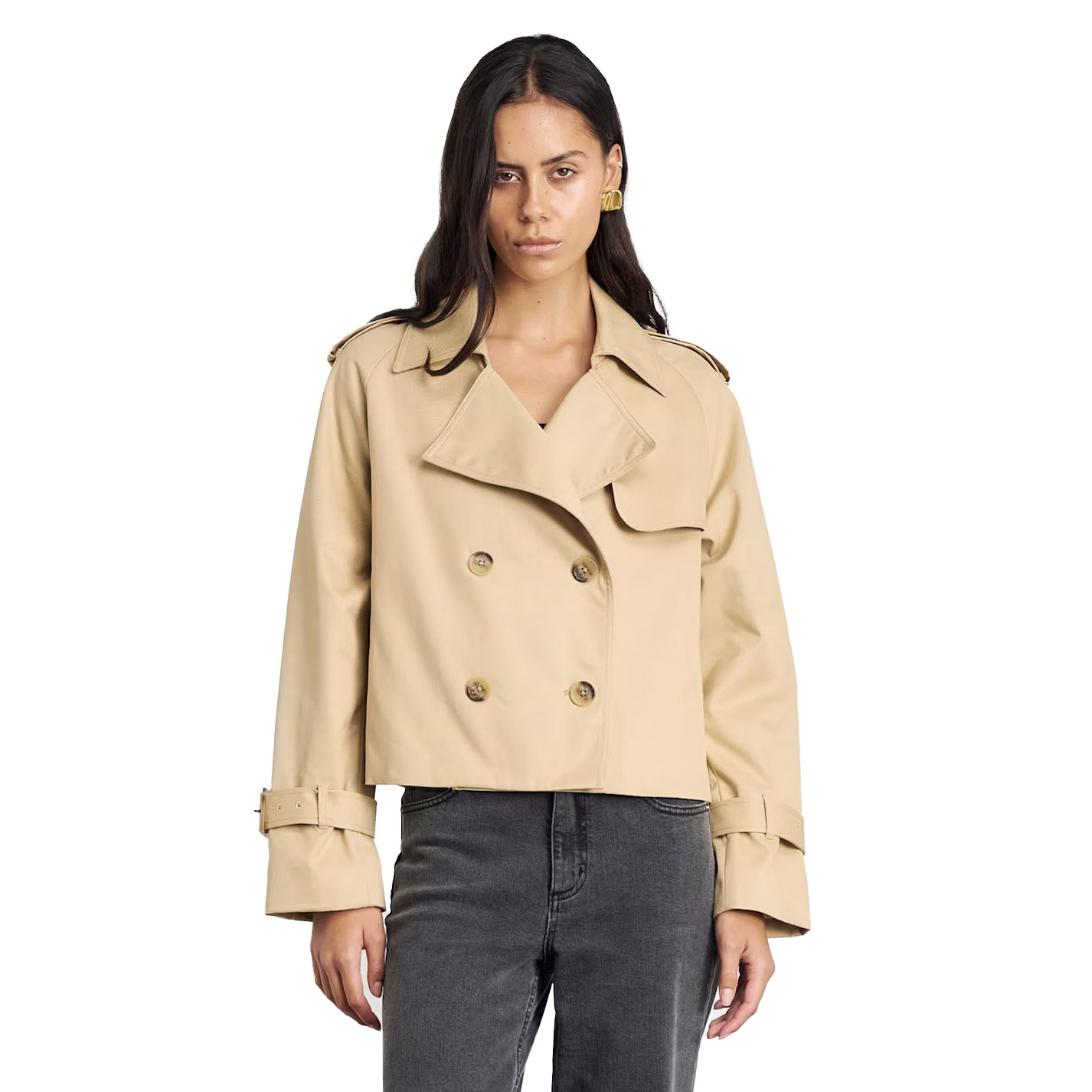 JAG Charlotte Crop Trench Coat