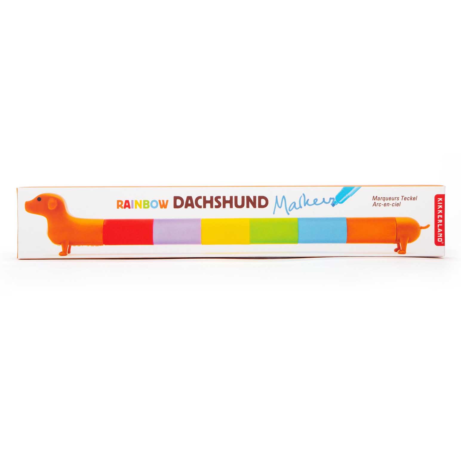 Kikkerland Rainbow Dachshund Markers