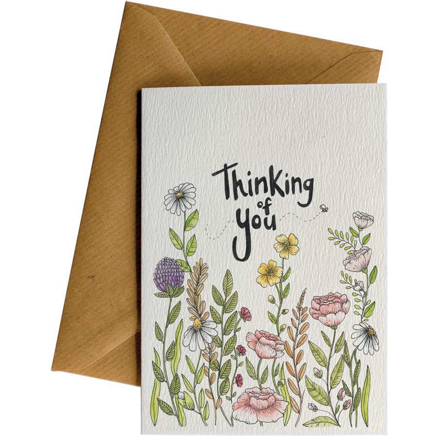 Little Difference Thinking Of You Flowers Card