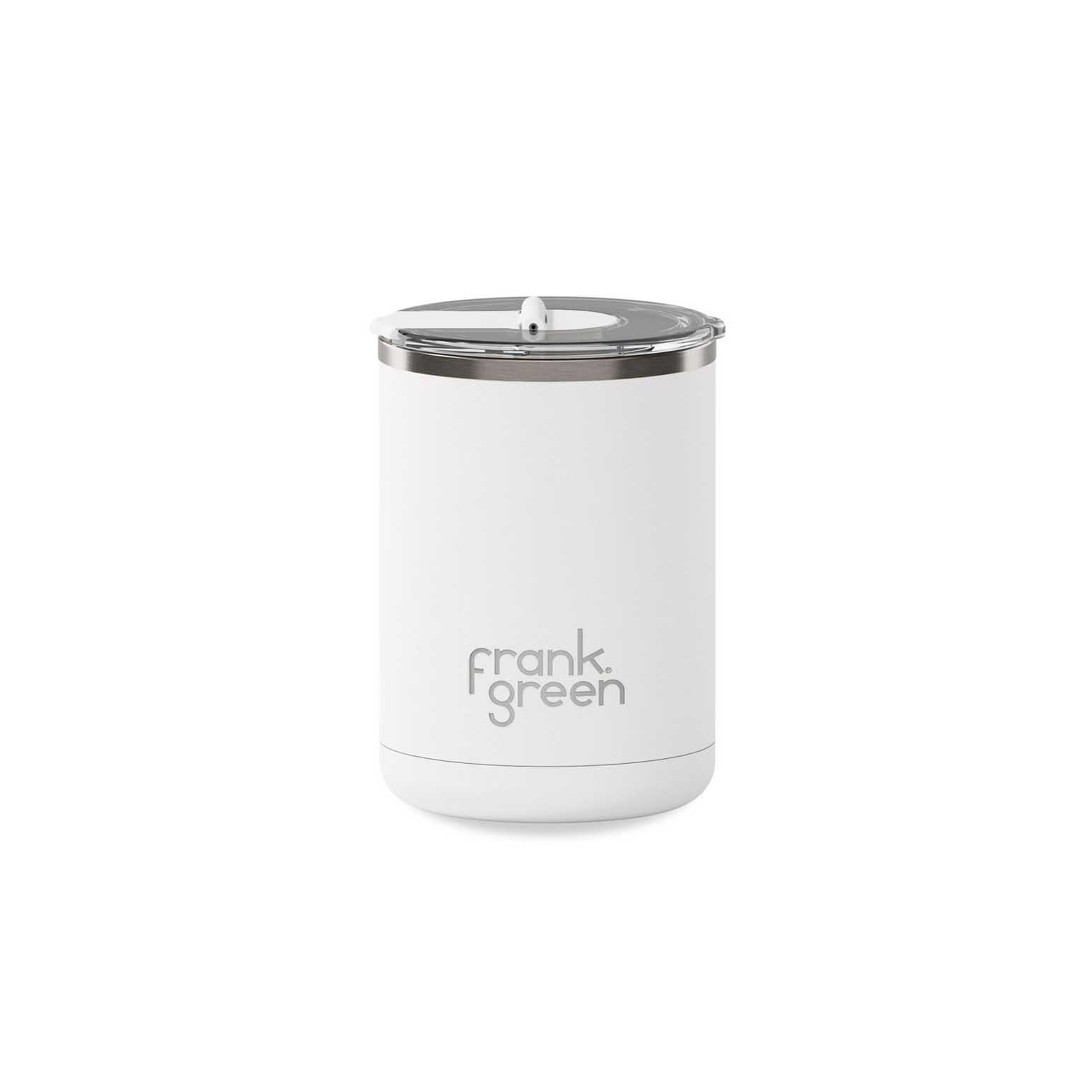 frank green 12oz S/Steel Cup With Screw Hinged Lid Cloud