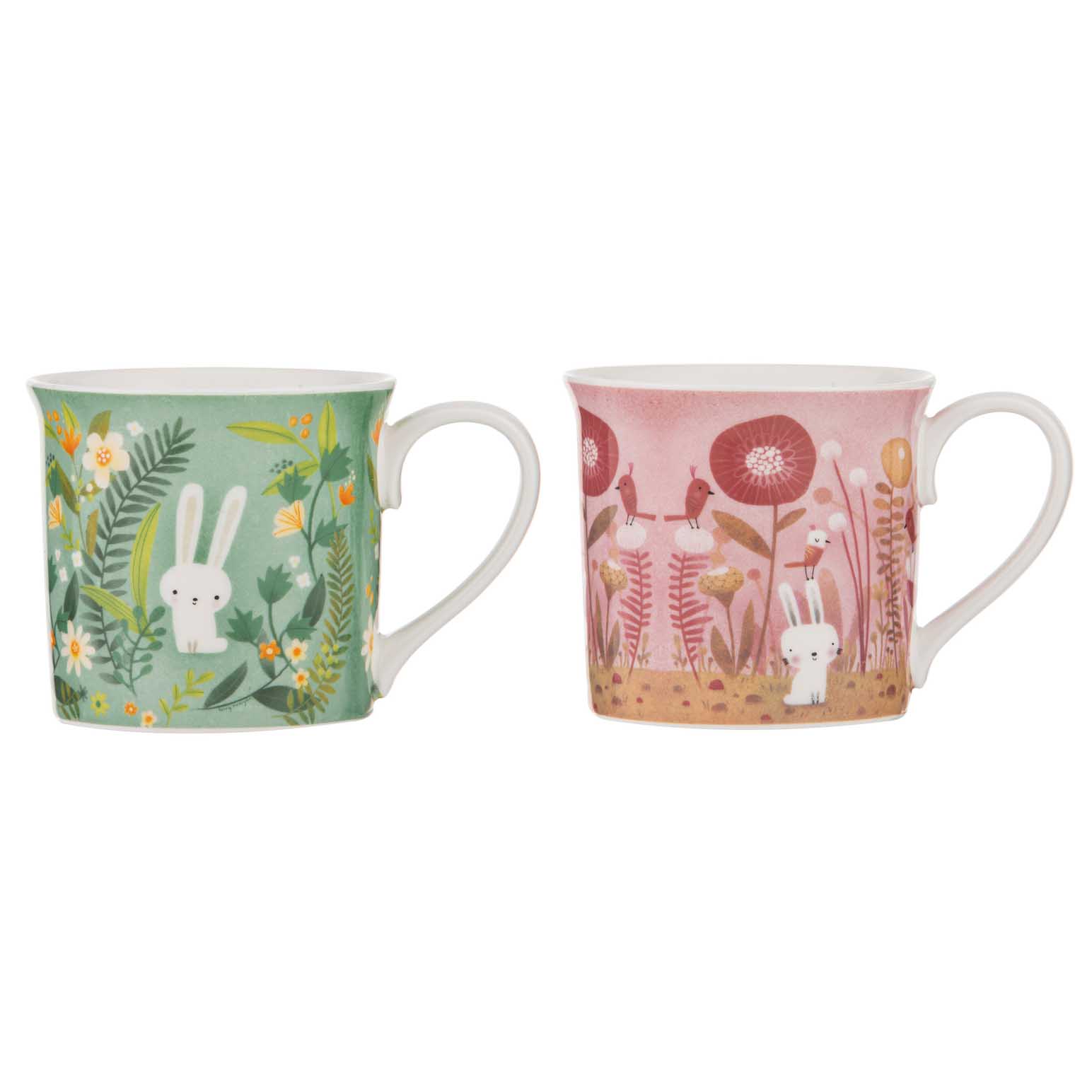 Ashdene Playful Bunnies Mug - Assorted Sold Individually
