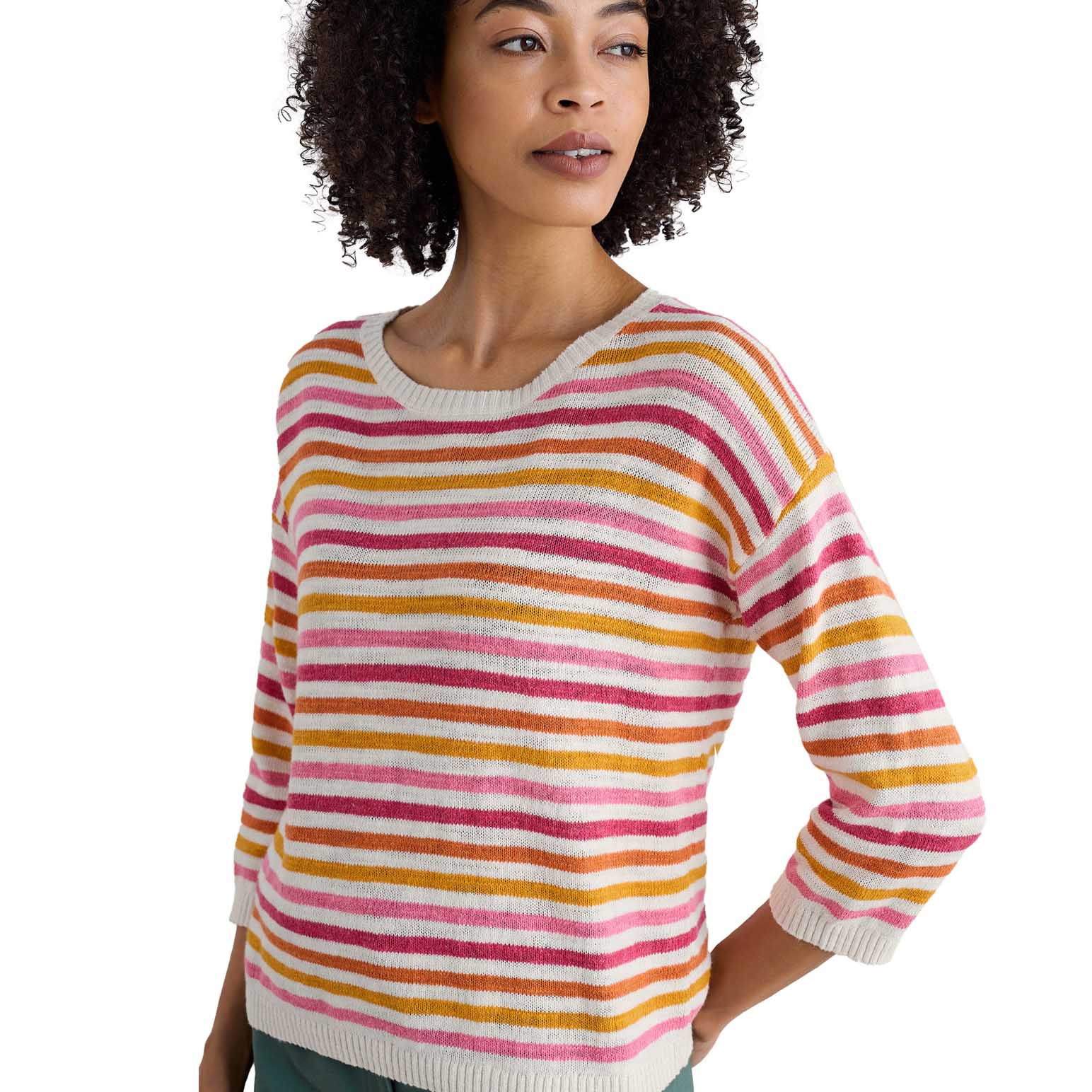 Seasalt Cornwall Knavock Jumper Mini Cornish Tulip Multi