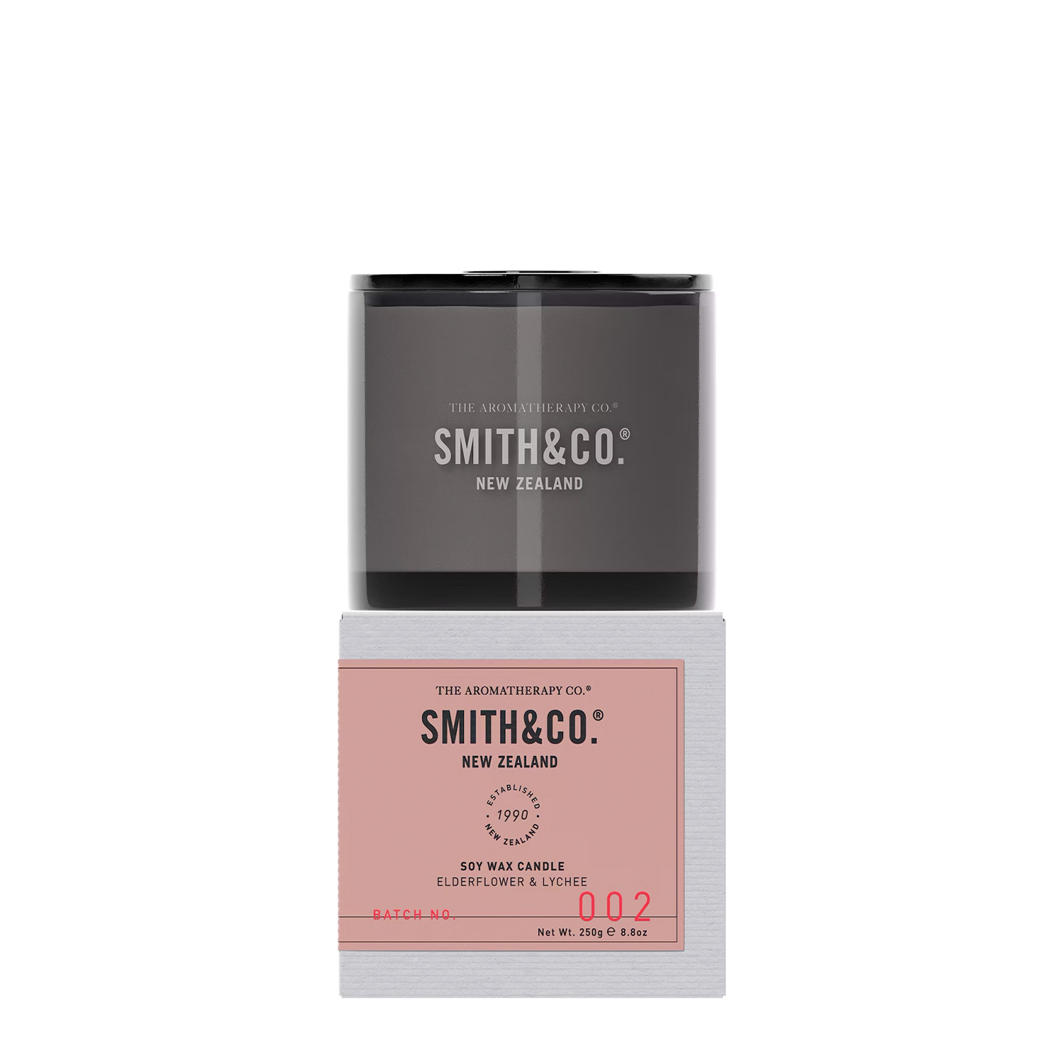 Smith & Co. Candle 250g - Elderflower & Lychee