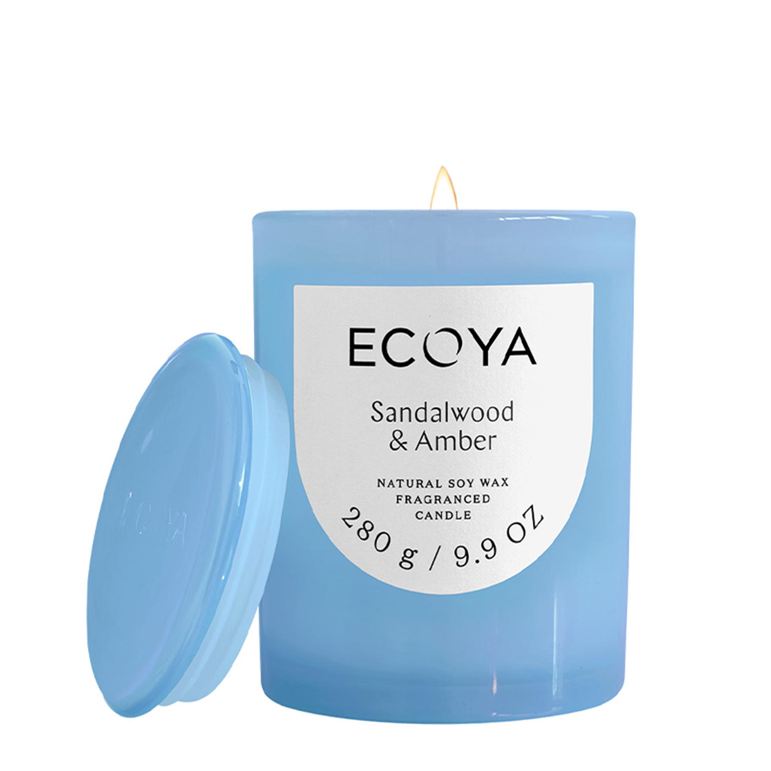 ECOYA Metro Candle Sandalwood & Amber 280g