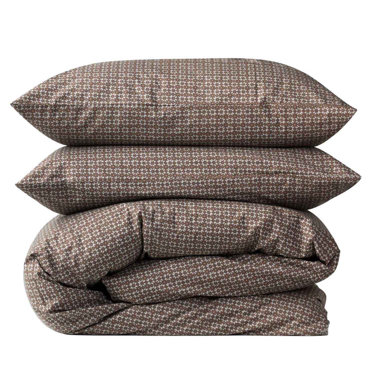 Citt&agrave; Porto Duvet Cover Cocoa/Miso SK 265x210cm