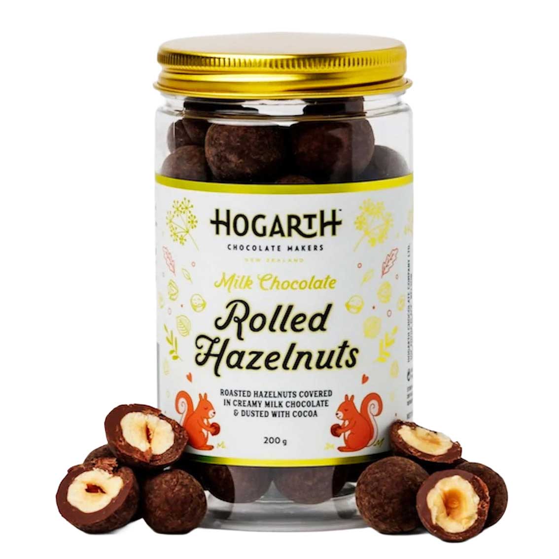 Hogarth Milk Chocolate Rolled Hazelnuts 200g