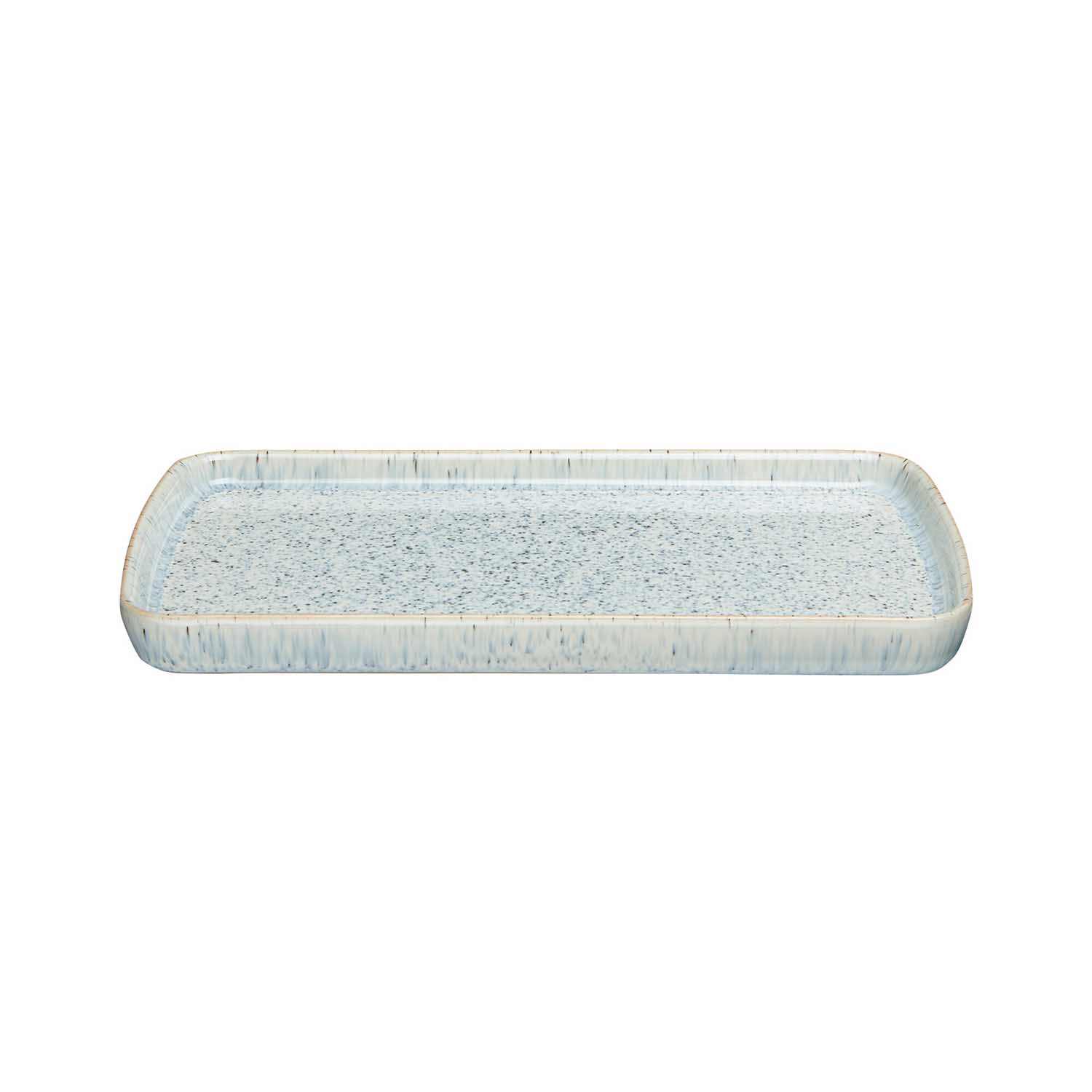 Denby Halo Speckle Small Rectangular Platter 26cm