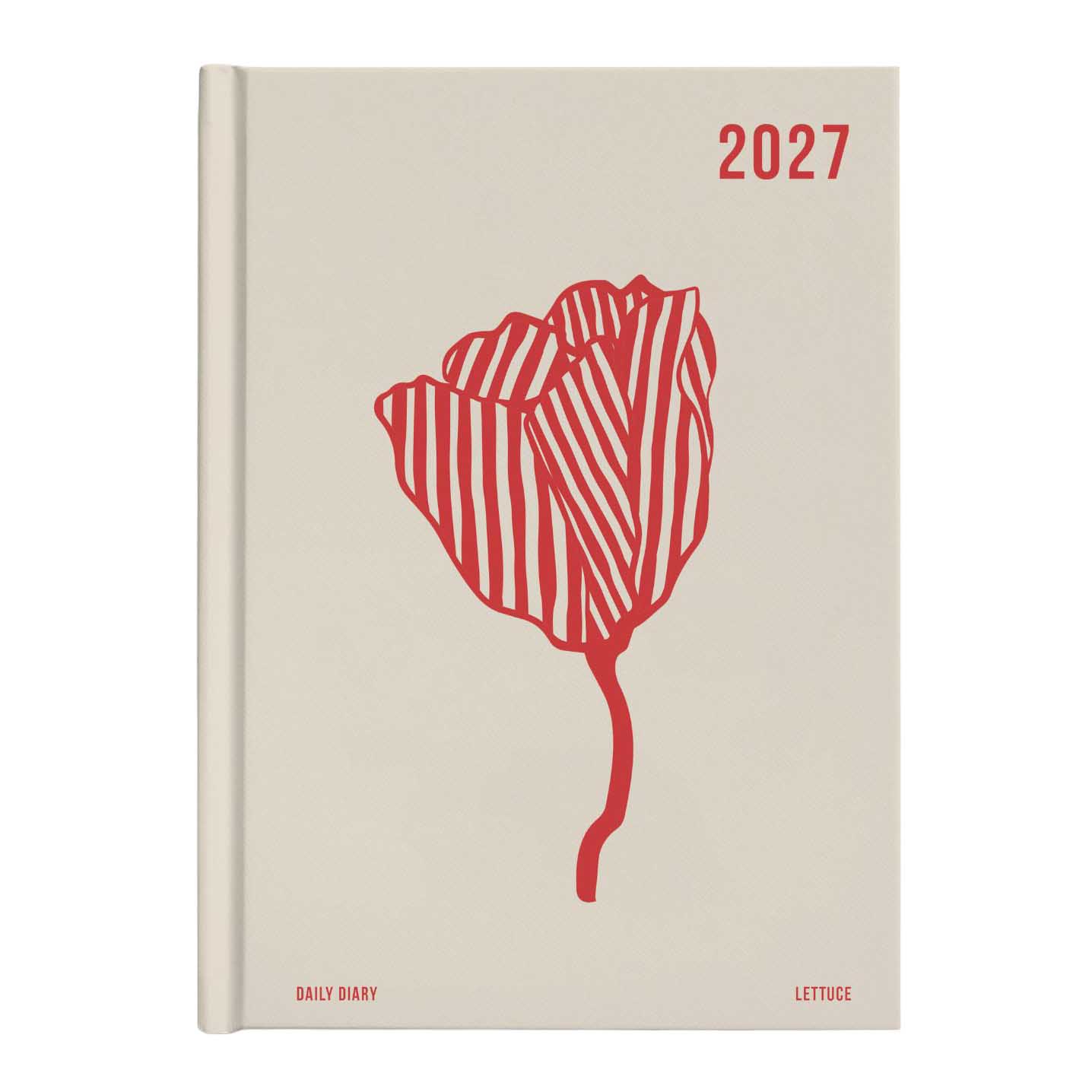 Lettuce Red Bloom Daily Diary 2027