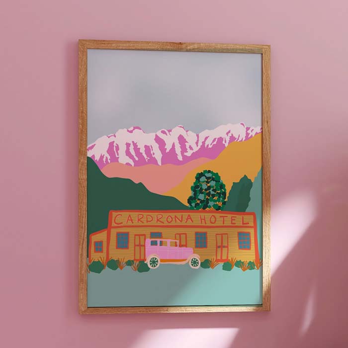 West Moor Design The Cardona Hotel (A4 Unframed Print)